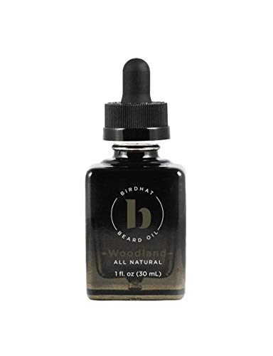 Birdhat Beard Oil - Woodland, scented beard oil for men - All Natural Beard Oil Treatment (1 oz)
