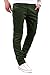 Produktbild behype. Herren Basic Chino Jeans-Hose Stretch Regular Slim-Fit 80-0310,Khaki,32W / 32L