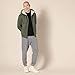 Amazon Essentials Hoodie For Men, Sherpa-Lined Full-Zip Fleece Sweatshirt, XX-Large, Color: Olive