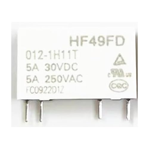 Relé HF49FD 012-1H11T micro relé electromecánico 12VDC 5A 4 pin para placas electrónicas PCB