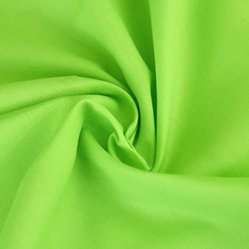 Plain Solid Dyed Polycotton Pre Shrunk Fabric Material Linings Dress Making Crafts Home Décor Table Cloth Sheeting Quilting | 60+ Colours | 45 - 112 cm Wide (Sold by The Metre, White)