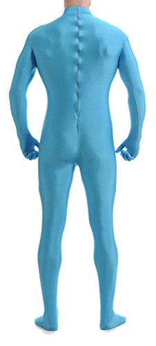 Vsvo VC037-LIGHT BLUE-XXL Unitard Skin-Tight Solid Color Dance Wear For Adults And Children thumb #1