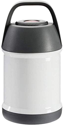 Termo de Acero Inoxidable con Aislamiento al vacío de Doble Pared, Ideal para Alimentos, de 8 a 12 Horas de frío y Calor, Blanco, 560 ml