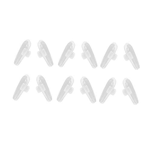 PACKOVE 12 Pares Soporte De La Nariz De La Almohadillas Gafas Nariz Anteojos Almohadillas Para La Nariz Almohadillas Nasales Para Anteojos