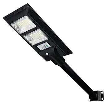 ZHMA Solar LED Street Light,Safe Solar Street Lights Outdoor with Remote Control and Motion Sensor,IP65 Waterproof,Super Brigth Lighting Solar Street Light for Parking Lots,Streets,Yards,Patio.