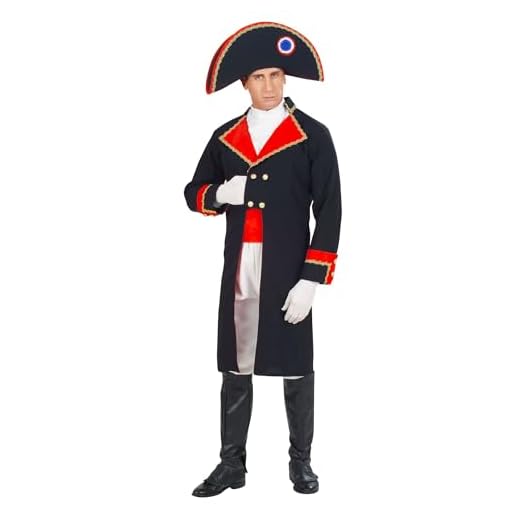 WIDMANN MILANO PARTY FASHION - Disfraz de Napoleon, emperador, general, soldado, disfraces