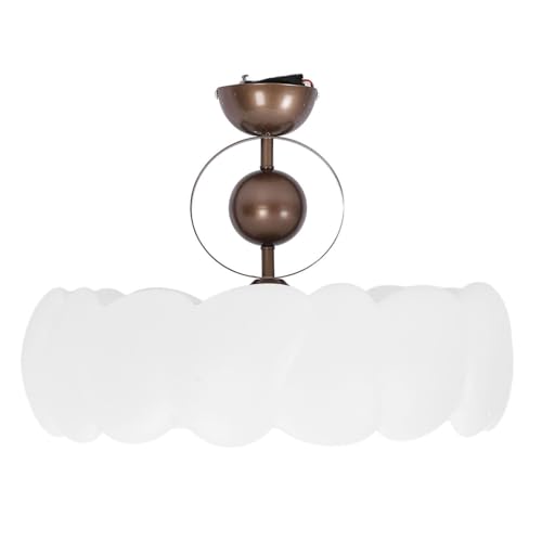 Luminaire de plafond LED intensité variable EMUKOEP fleur fer