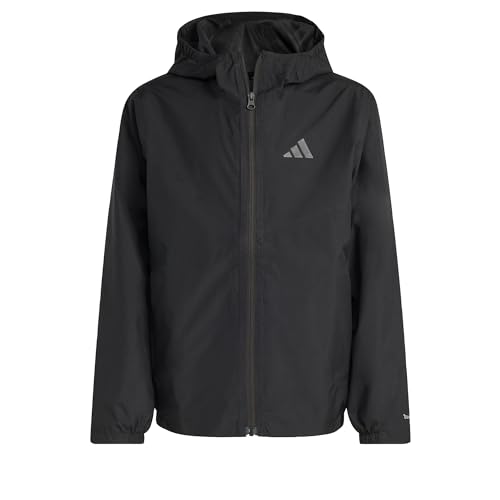 adidas Unisex Kinder Terrex Kids Multi 2 Layer Climaproof Rain Coat black/black 13-14 Years