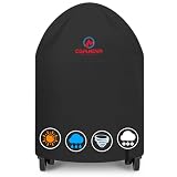 Comnova Grill Cover for Char-Griller AKORN Kamado Grill - 600D Premium AKORN Grill Cover for Char Griller Waterproof, Fits 16620, 06620, 26720, 16619, 26719, 06619 Models - 51'H x 36' Diameter (6755)