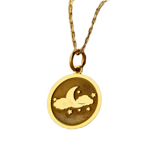 Pendentif lune en argent pour illuminer vos tenues de soirée