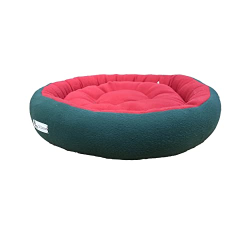 Image of Premium Medium Size Dog Bed for Medium Dogs and Puppies Anti Skid Bottom Washable Orthopedic Big Dog /cat Beds Red /Green