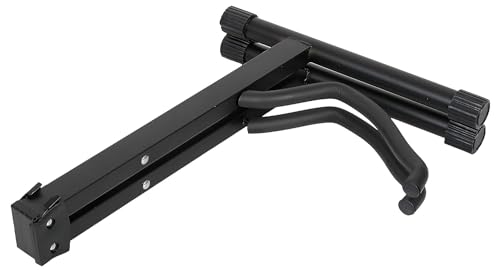 Image of ARCTIC AR-GS Foldable A-Frame Guitar Stand for Acoustic, Electric & Bass Guitars - Heavy-Duty Metal Construction, Anti-Slip Rubber Padding, Portable, Compact & Stable Design (Black)