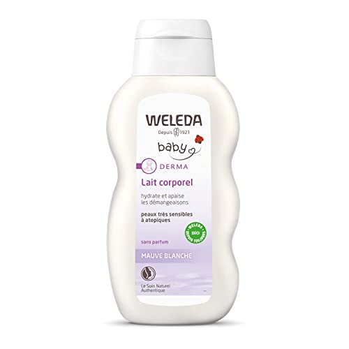 WELEDA - Lait Corporel Bio Weleda Baby Derma - Peaux Très Sensibles à Atopiques - Flacon de 200 ml
