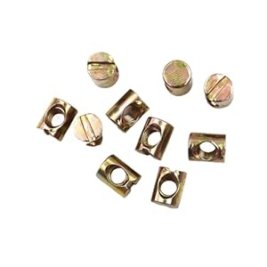 Zoapdebce M5 Zylindermuttern 10 Stück Möbelbau