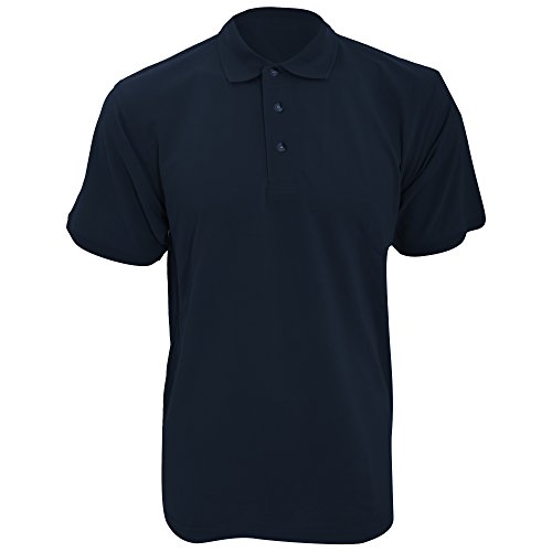 Kustom Kit Workwear Mens Short Sleeve Polo Shirt (L) (Navy Blue)
