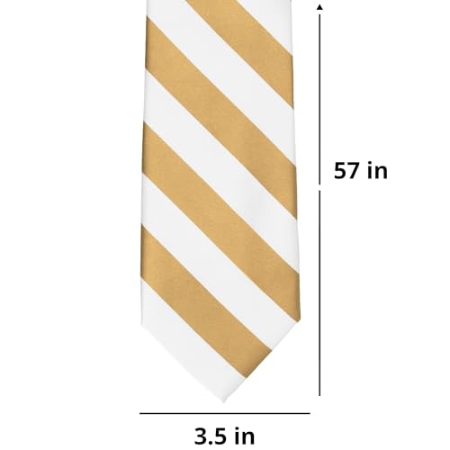 Image of tiemart Men's Striped Tie Standard Length