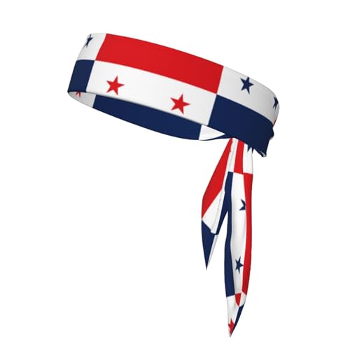 Diadema Estampada con la Bandera de Panamá y la Bandera de Ruanda, Unisex, para Fitness, Correr, Tenis, Baloncesto y Karate.
