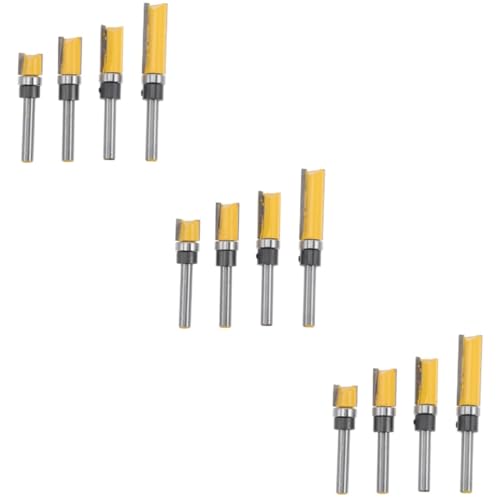 NUOBESTY 3 Juegos De Brocas Para Fresado De Diámetro De Rueda Herramienta Para Carpintería Brocas Para Fresado De Bordes Brocas Para Fresado De Chapa Brocas Para Fresado De Acero