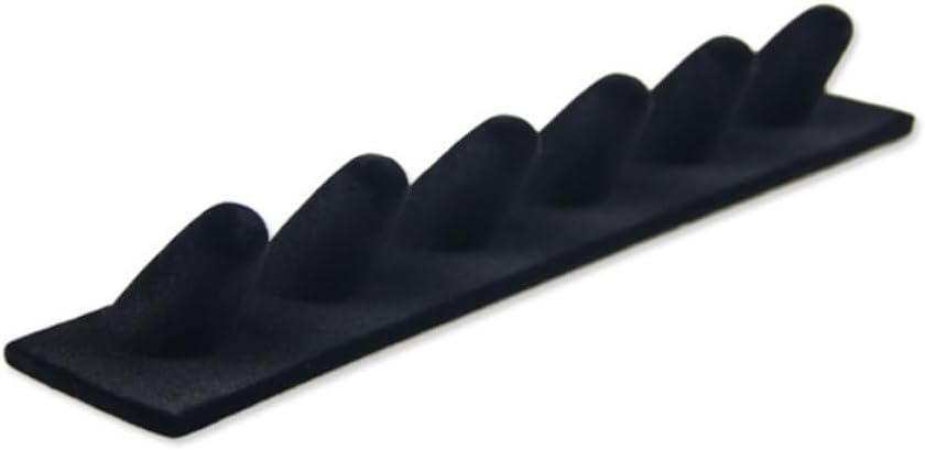 Resin Flocking Ring Display Stand 6 Positions for Home Shop image 5