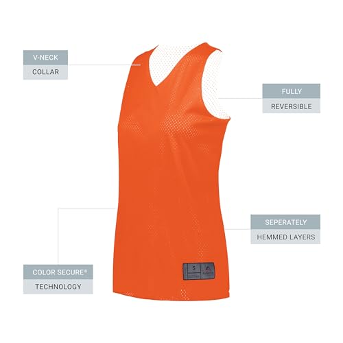Augusta Sportswear Malha de tricô feminina reversível 2.0 Jersey