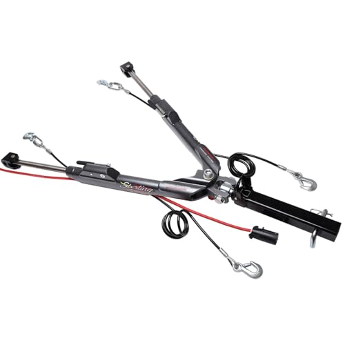 Roadmaster 576 Sterling All Terrain Tow Bar fits Roadmaster Baseplates | Hauls Up to 8,000 lbs | Non-Binding Design | Large Hook-Up Radius | Powder-Coated Finish