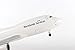 Daron Skymarks Ups 747-400F Airplane Model Building Kit with Gear 1/200-Scale, White,black