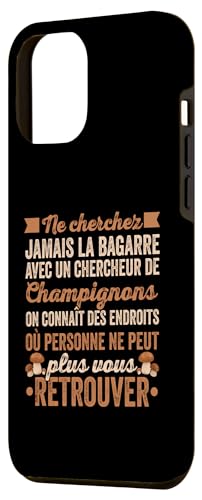 Coque pour iPhone 13 Pro Max Drôle Cueilleur Cèpes Champignons – vue 2