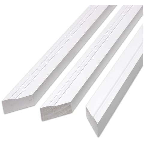 WM180 2 in. x 7 ft. White Primed Finger Jointed Door Casing Set (6-Pack) Cover