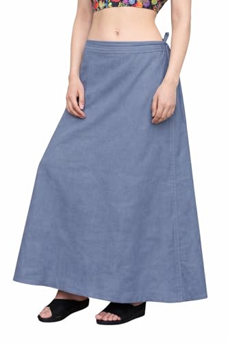 Image of CITIX Pure Cotton Petticoat for Woman Saree | Adujastable Drawstring Waist