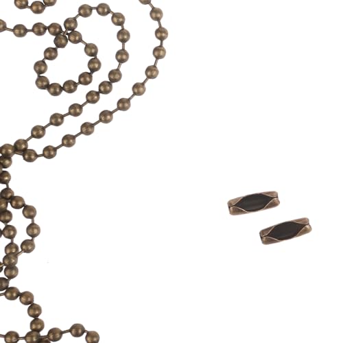 Image of NUEAYMS 2pcs Convenient Ceiling Fan Light Pull Chain Extension Pull Chain String Extension with Connector for Ceiling Fan Light Ceiling Fan Light Bulb Chain