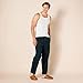 Amazon Essentials Men's Slim Fit Breathable Cotton Tank Undershirts, Pack of 6, White, X-Large