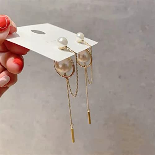 Boucles d'oreilles pendantes légères anti-inconfort à longues chaînes