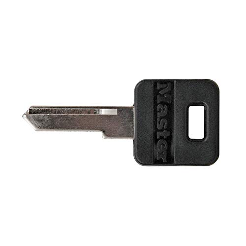 Master Lock Key Blank Cylinder Blue Nkl Platd BRS Boxed