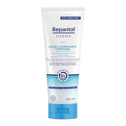 Bepantol Derma Hidratante Corporal, Restaurador para Pele Seca, 200ml