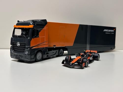 Burago 1/43 McLaren F1 gX|[^[ Actros Giga space { MCL38#4 ZfX xc u[S ~jJ[ g[[