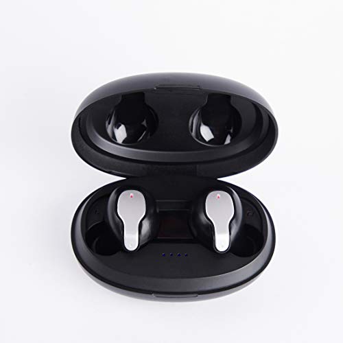 Image of PT30 True Wireless 5.0 in-Ear Earbuds Full Touch Control Powered by Airoha1532 chipset with 2200 mAh Charging Case, Bluetooth 5.0 Headphone, Auto Pairing & Dual Connectivity (Black)