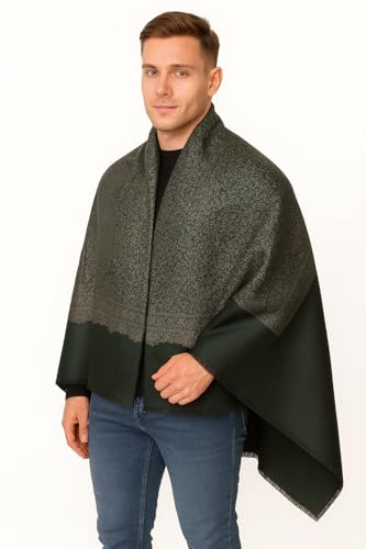 Image of Men's Kashmiri Wool Jamawar Shawl