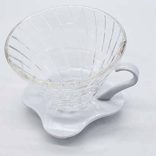 Image of HARIO Glass Coffee Dripper, Size 02, White
