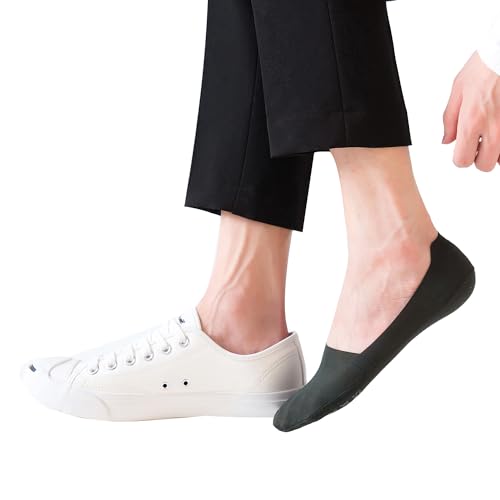 5 Pairs No Show Socks for Men Size 10-13, Invisible Ice Silk Boat Socks Men3