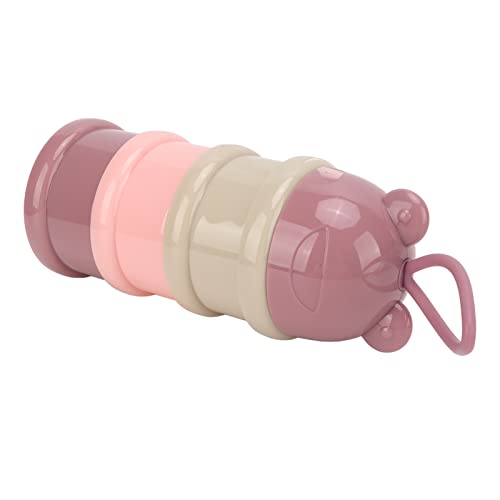 KIMISS Dispensador de Fórmula de 3 Capas de Leche para Bebés en polvo: Contenedor de Almacenamiento de Bocadillos para Bebés Apilable Portátil Desmontable para sobre la Marcha (Rosa claro) KIMISS Dispensador de Fórmula de 3 Capas de Leche para Bebés en polvo: Contenedor de Almacenamiento de Bocadillos para Bebés Apilable Portátil Desmontable para sobre la Marcha (Rosa claro)