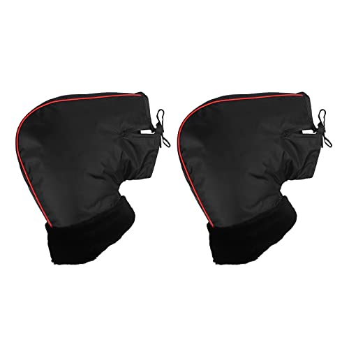 Guantes de manillar para moto contra manos frías con protección cortavientos total 4