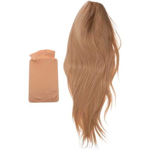 Postiche longue lisse dentelle frontale look naturel femme