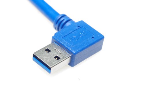 Smakn Usb 3.0 Extension Cable Usb 3.0 Male To Usb 3.0 Famle With 90 Degree Plug-30Cm #TOP3