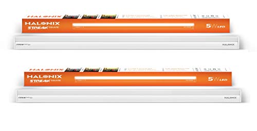 Halonix 5W 1Ft Streak Square Cool White Pack of 2, Cool Day Light Halonix 5W 1Ft Streak Square Cool White Pack of 2, Cool Day Light
