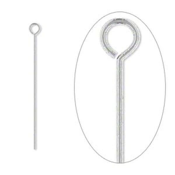 100 Antiqued Silver Plated Brass 1.25