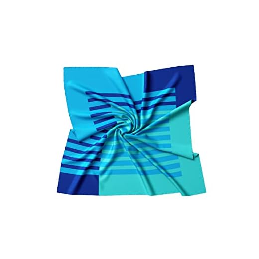 PB Pietro Baldini Pañuelos Bandanas para cuello o pelo con eleganzia y clase - Pañuelos mujer 100% microfibra natural - 60 x 60 cm