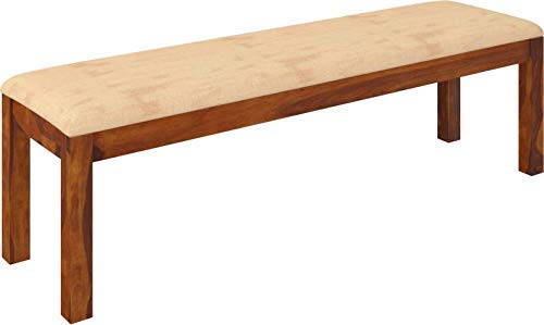 Image of Wooden Dining Table 6 Seater / 6 Seater Dining Set with Chairs & 1 Bench for Dining Room