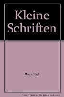 Kleine Schriften 3406020836 Book Cover