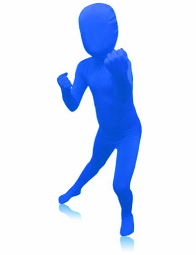 AltSkin Full Body Stretch Fabric Suit (S, Blue)