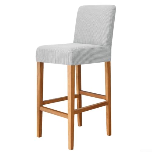 Zeroupshop Fundas para taburetes de bar, paquete de 2 fundas elásticas de terciopelo para silla alta, para el hogar, hotel, club, cocina, comedor, protección de muebles, antideslizantes, lavables